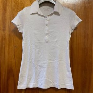Banana Republic Women's Polo Shirt Small - White